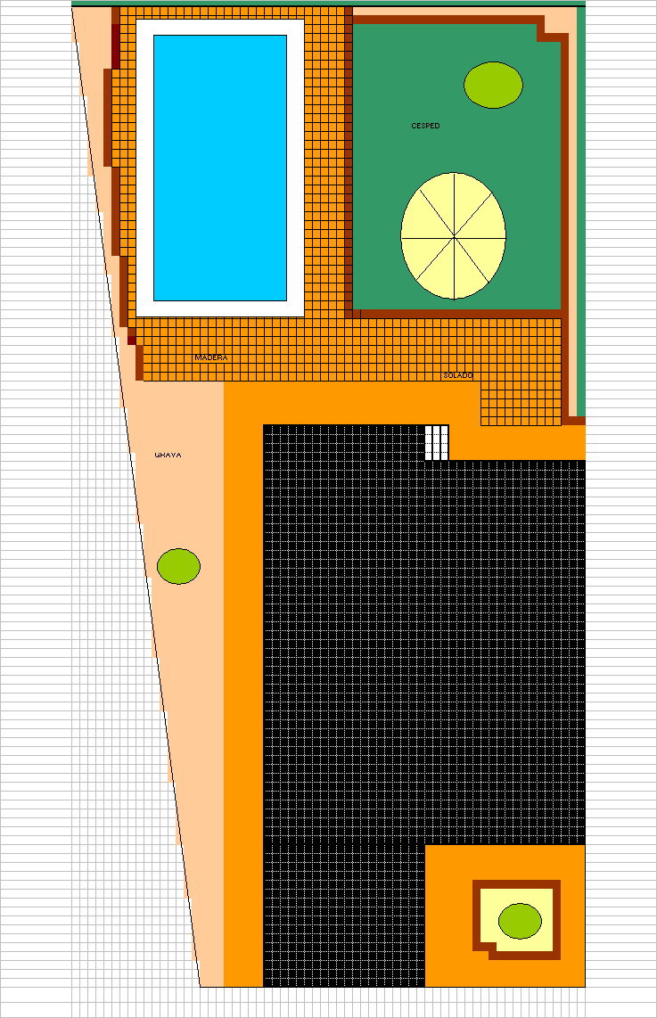 Planos y medidas de mi jardín para su diseño