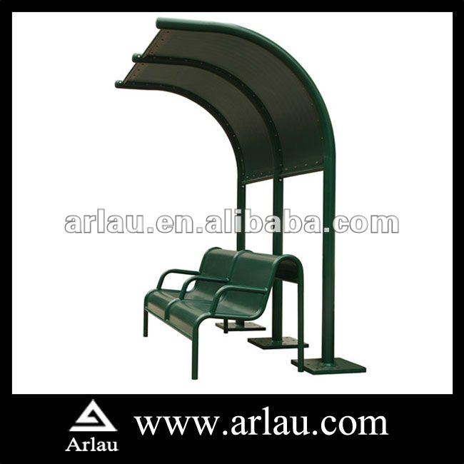 Arlau_Bus_Green_Metal_Shelter_With_Bench_Outdoor_Garden_Shelter_Design.jpg
