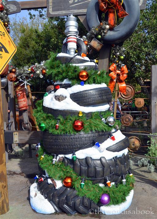 California-Adventure-Cars-Land-Christmas-tree-tire.jpg