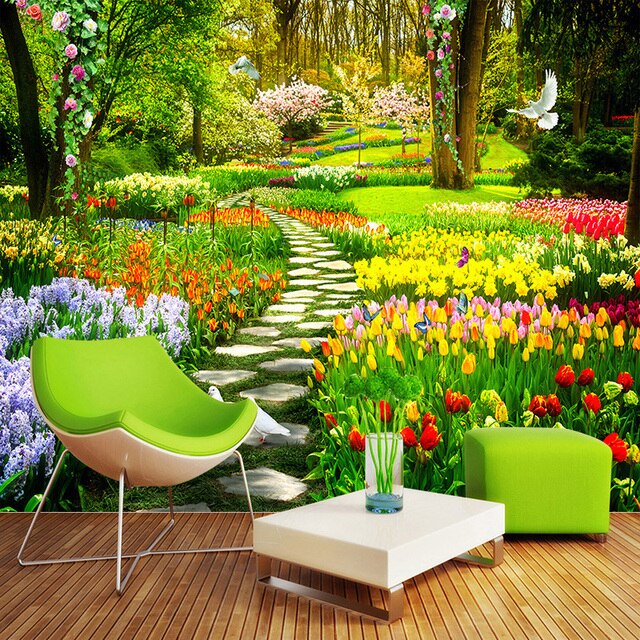 Personalizado-3D-flores-de-la-naturaleza-camino-del-jard-n-foto-Mural-Papel-tapiz-sala-de.jpg