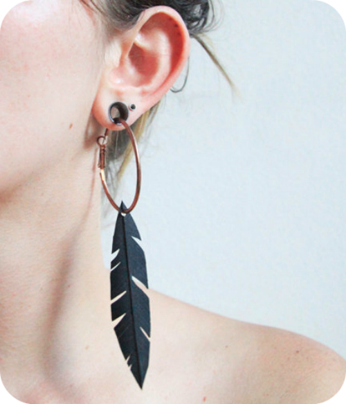 recycledveganfeatherbicycleinnertubeearring.jpg